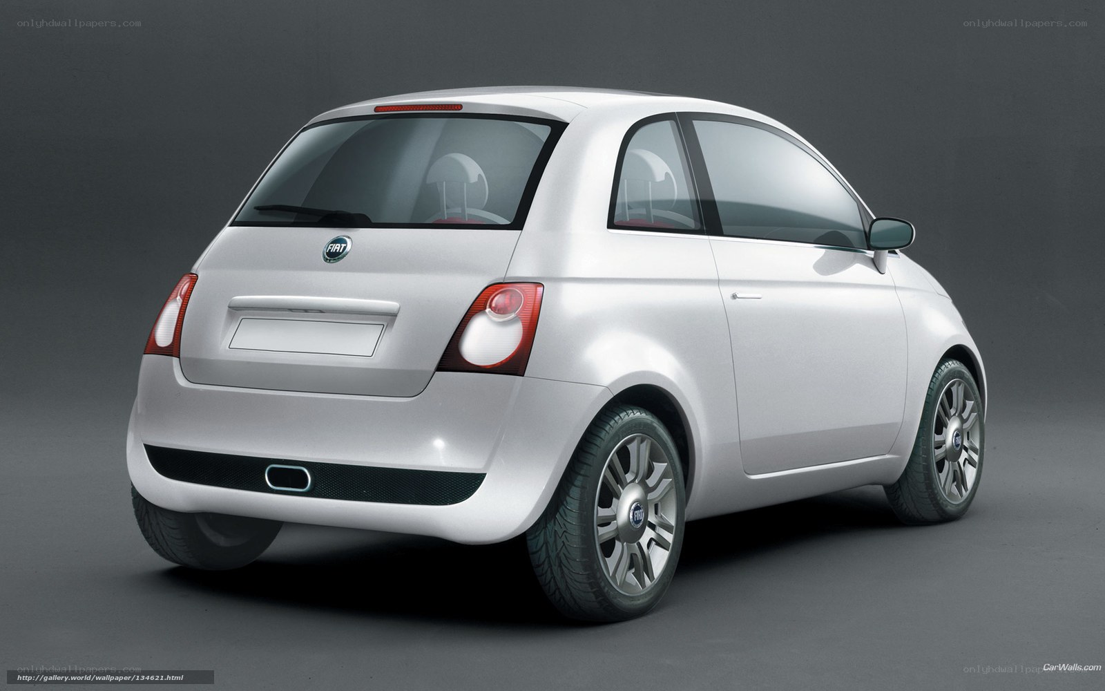 White Fiat concept car