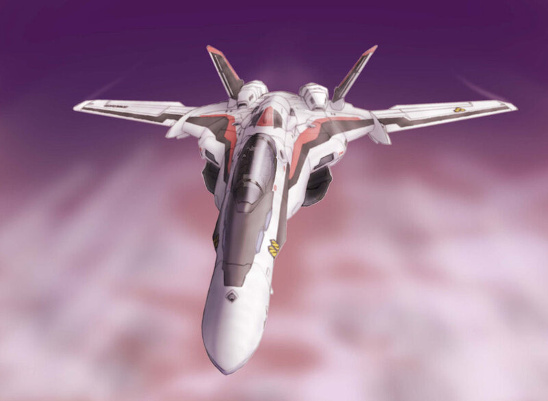 white fighter jet in sky