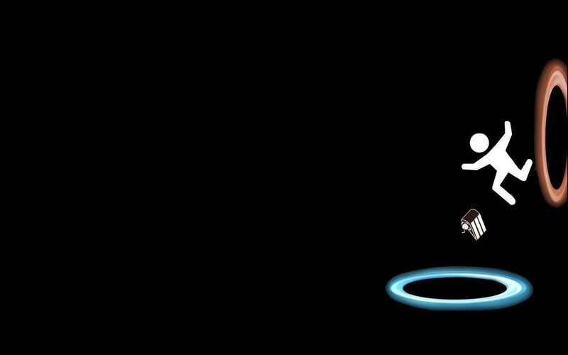 White Figure Falling — Black
