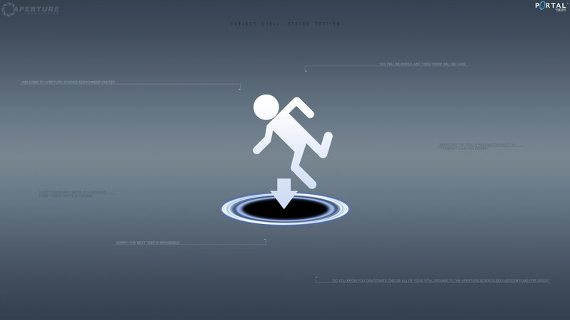 White Figure Falling