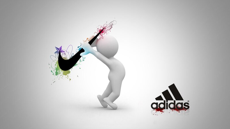 White Figure Holding Logo