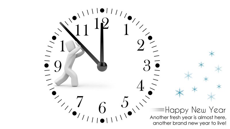 White Figure on Clock