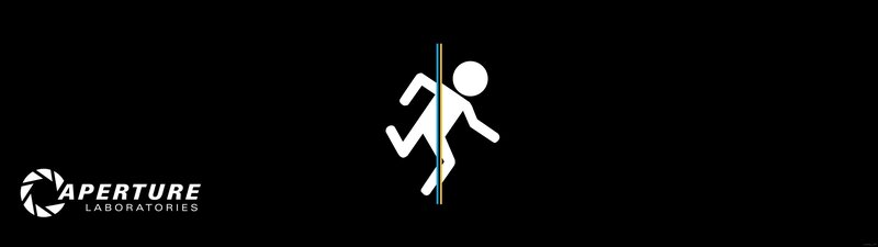 White Figure Running — Black