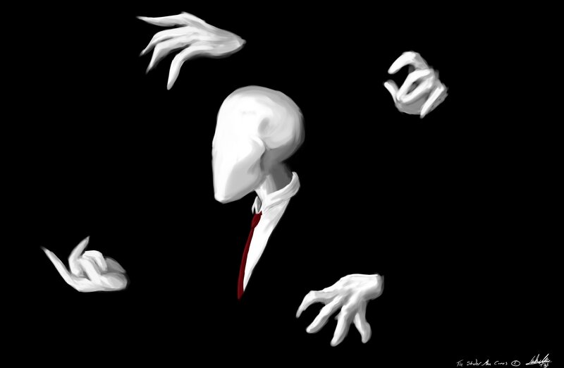 White Figure with Hands