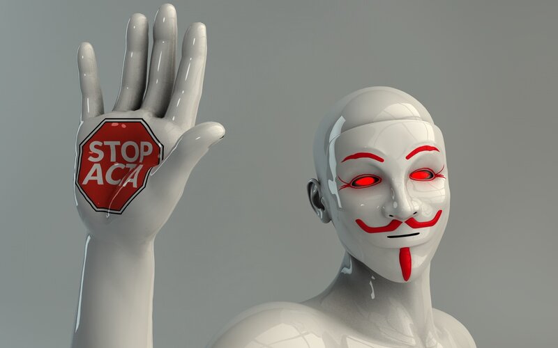 White Figure with Mask