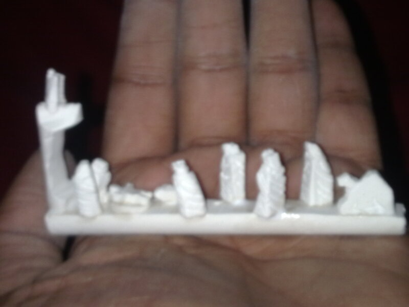 White Figurine in Hand