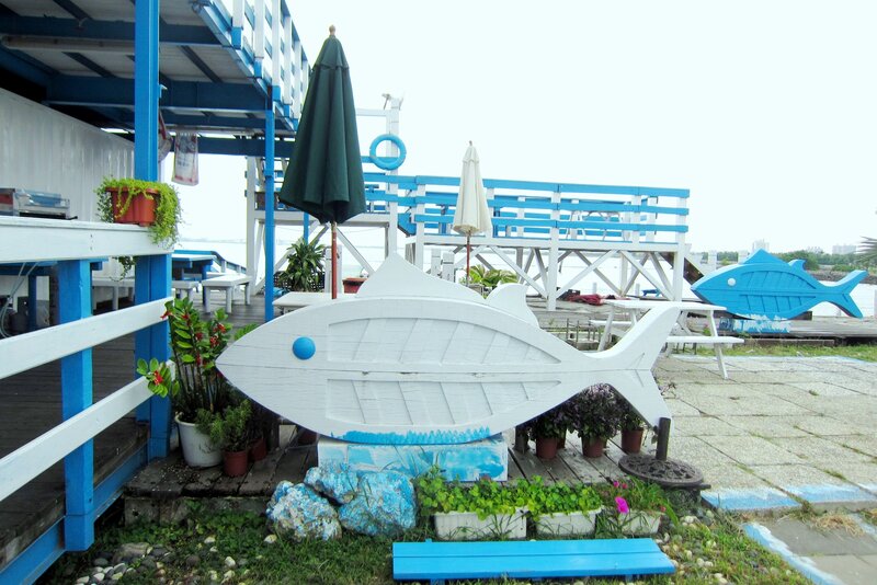 White Fish Sculpture