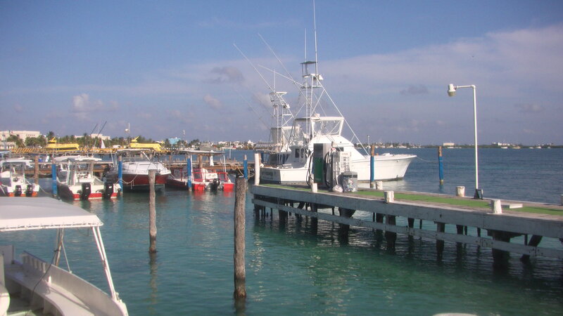 White Fishing Boat at Dock
