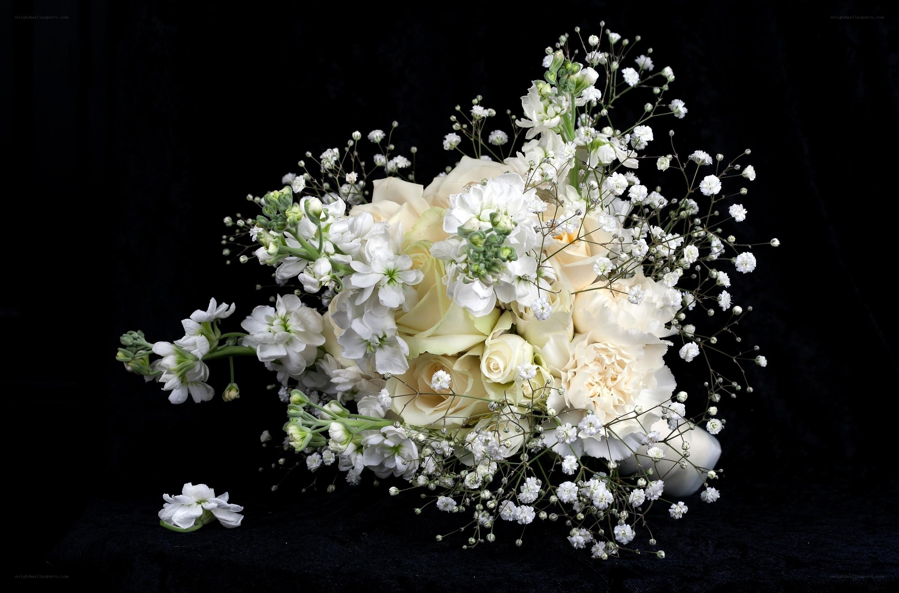 White floral bouquet