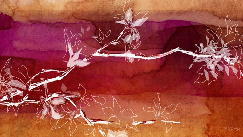 White Floral Branches