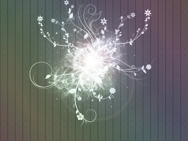 White Floral Design