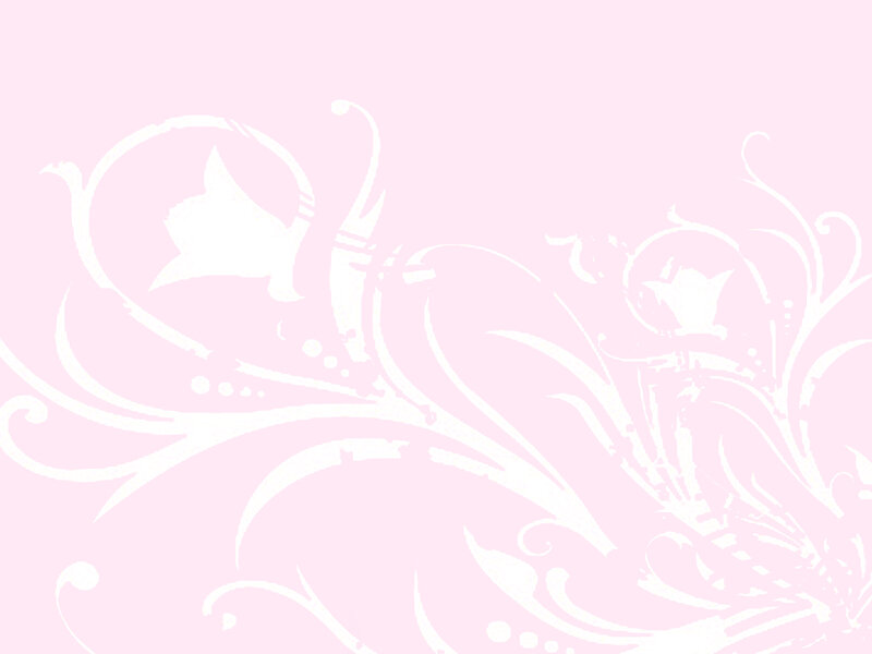 White Floral Pattern — Pink