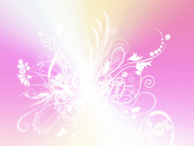 White Floral Swirls