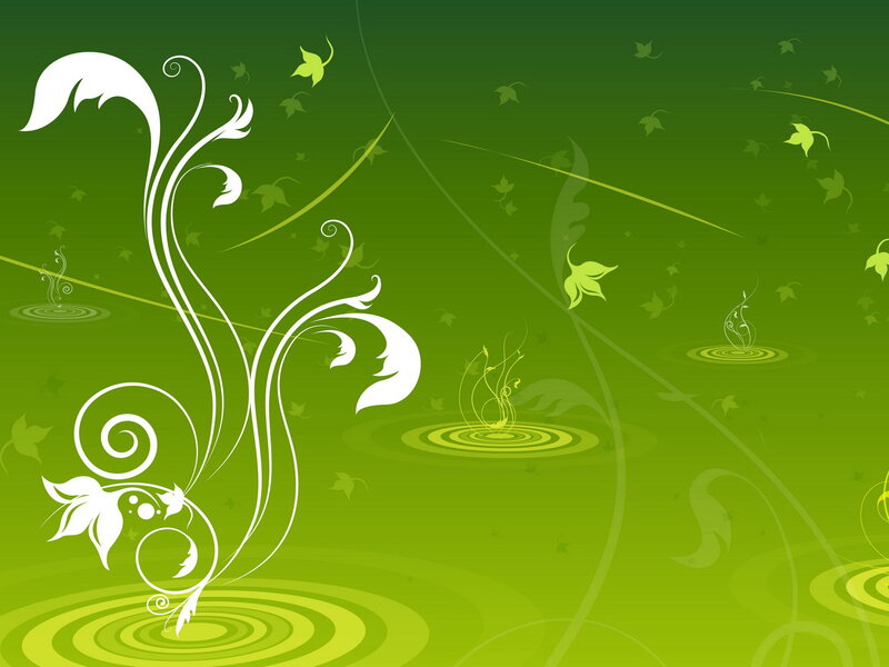White Floral Vine Design