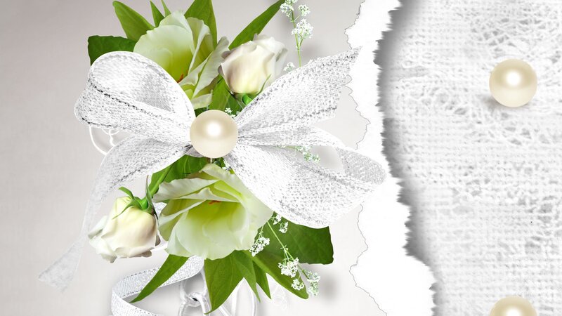 White Flower Bouquet — Elegant, Photograph