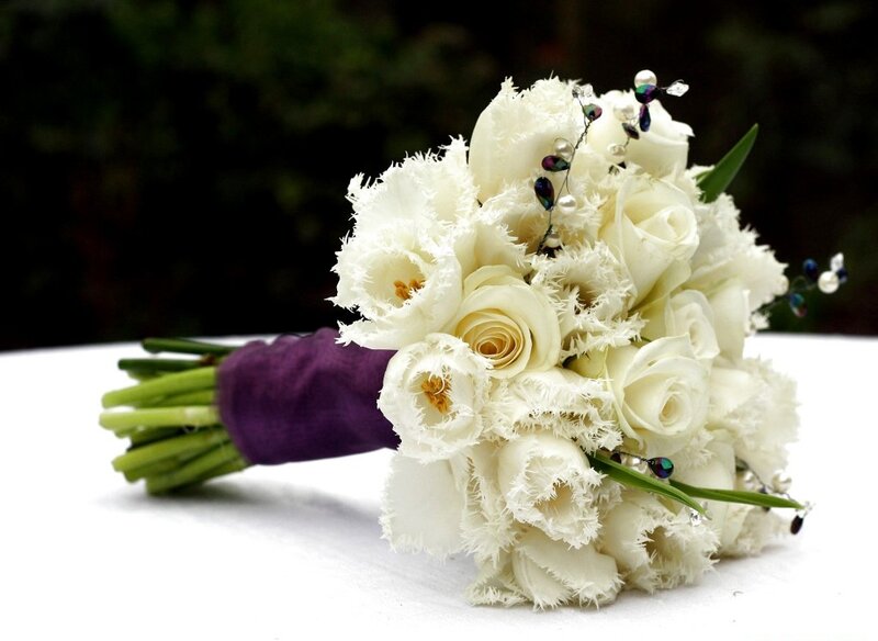 White Flower Bouquet — Serene, Photograph