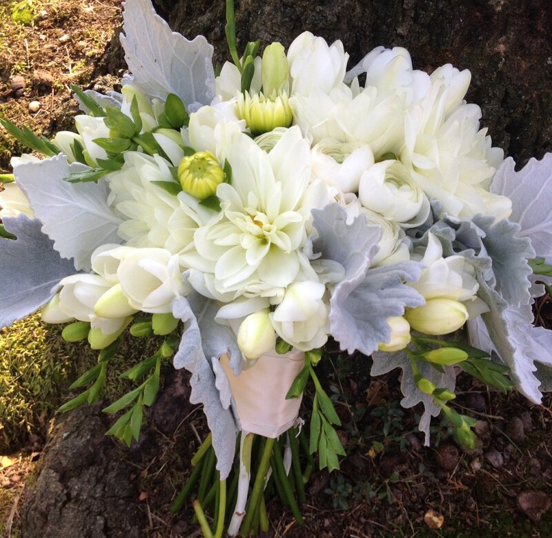 White Flower Bouquet — Serene, Spring, Photograph