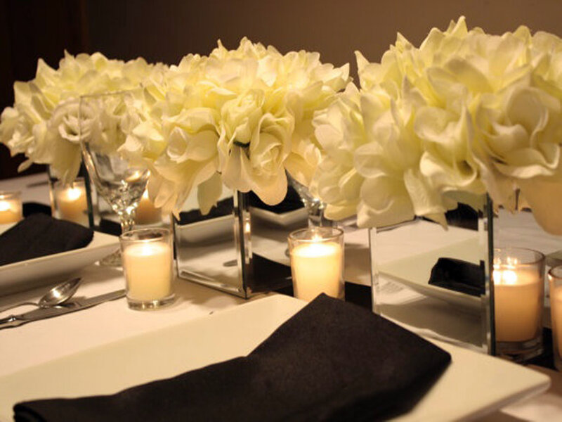 White Flower Centerpieces