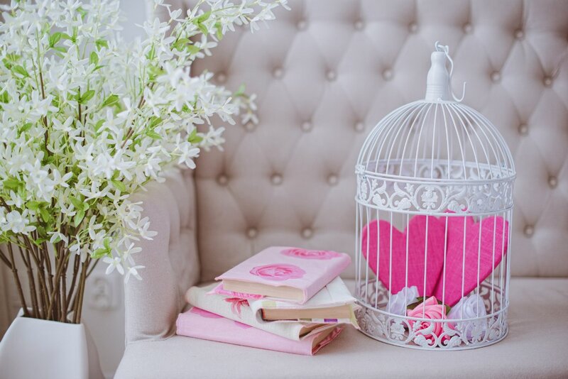 White Flowers and Books