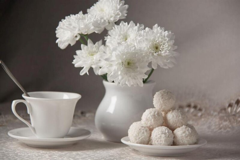 White Flowers and Sweets