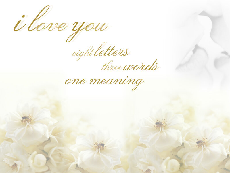 White Flowers with Text — Serene