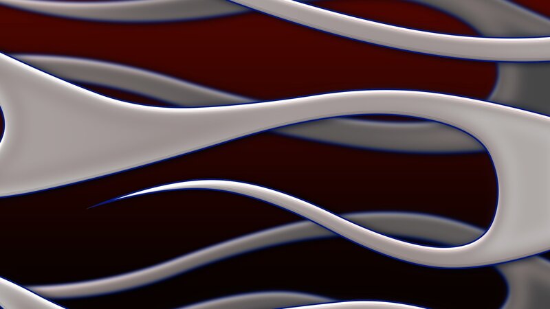 White Flowing Lines — Dynamic