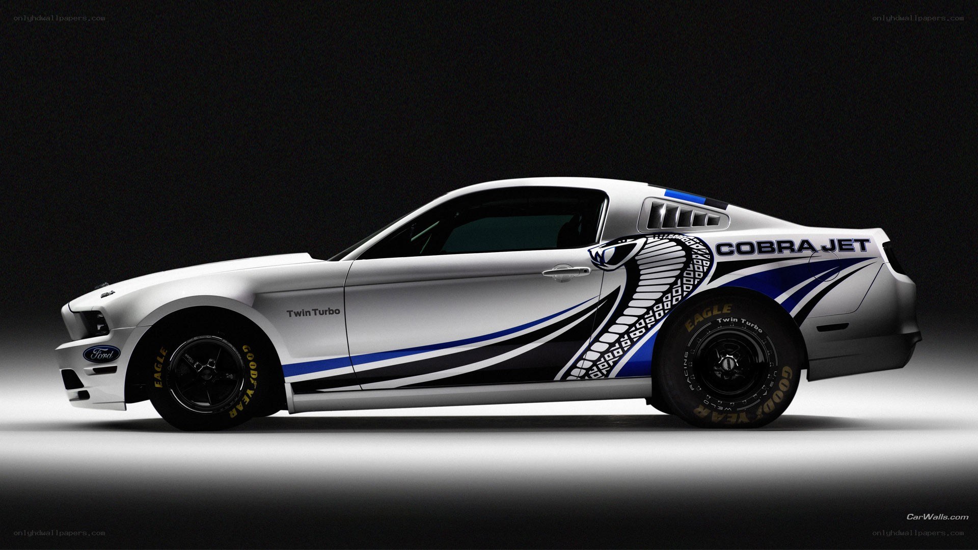 white ford cobra jet car