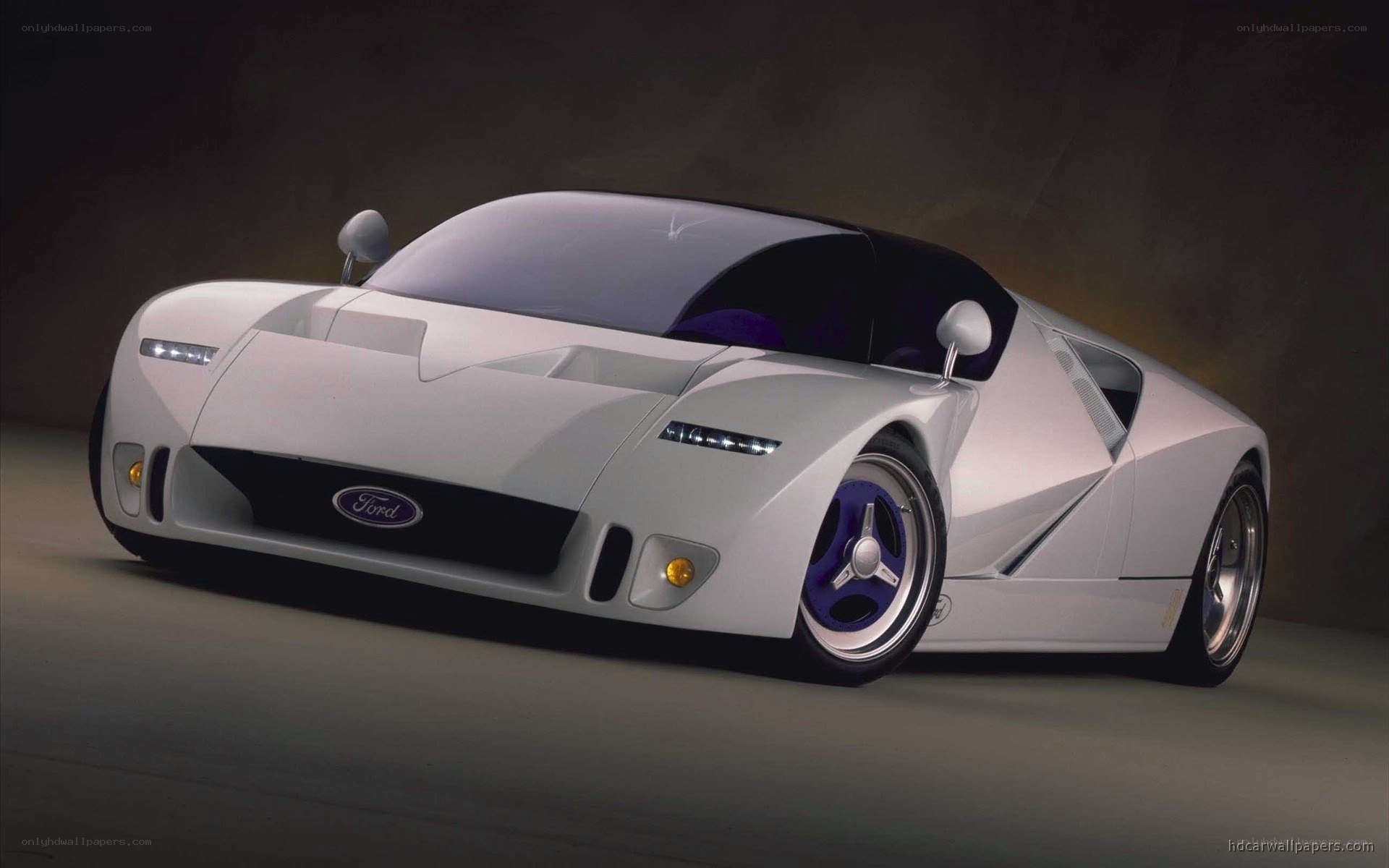 white Ford concept car