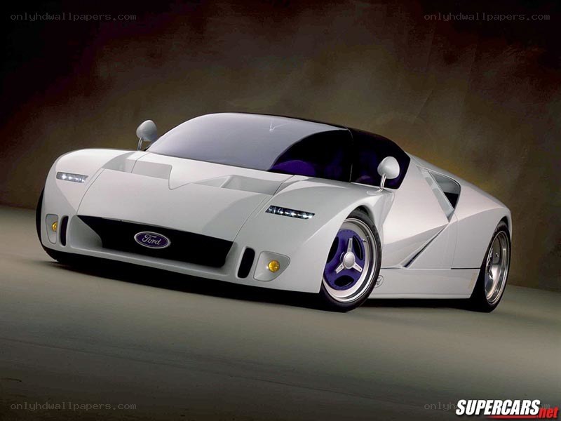 white Ford concept car