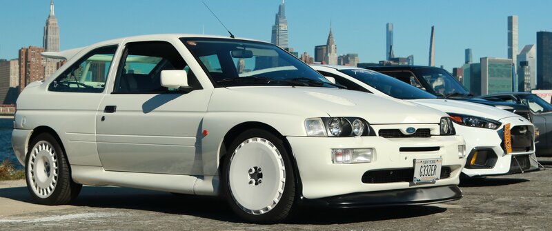 White Ford Escort Rs Turbo