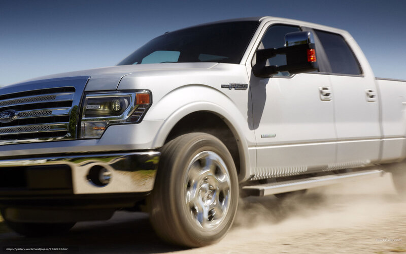 white ford f-150 pickup truck