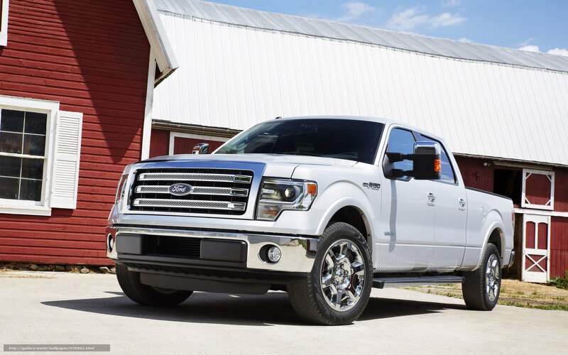 White Ford F-150 Truck — Rural