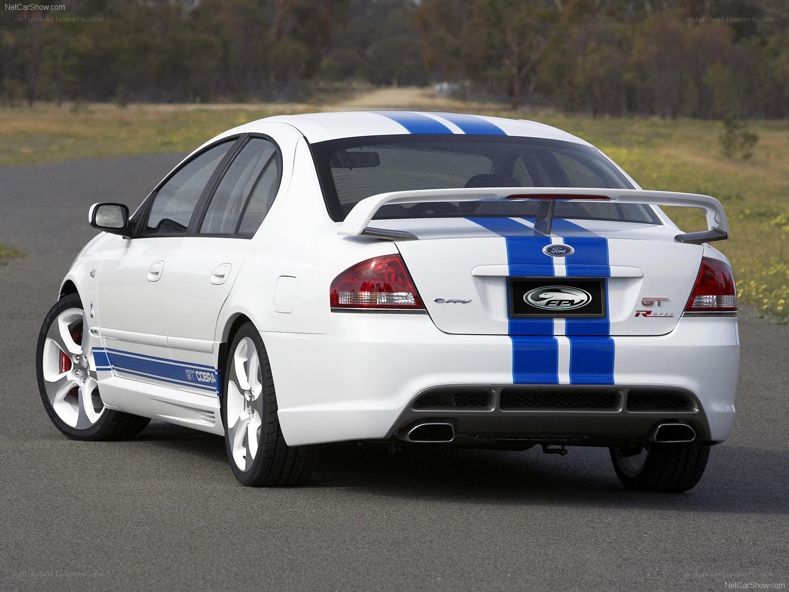 white ford falcon gt r spec