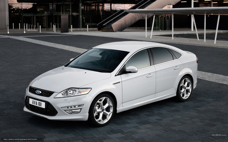 white ford falcon sedan