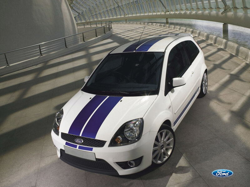 white ford fiesta st