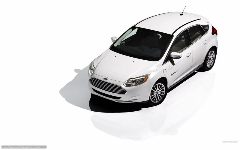 white ford focus electric