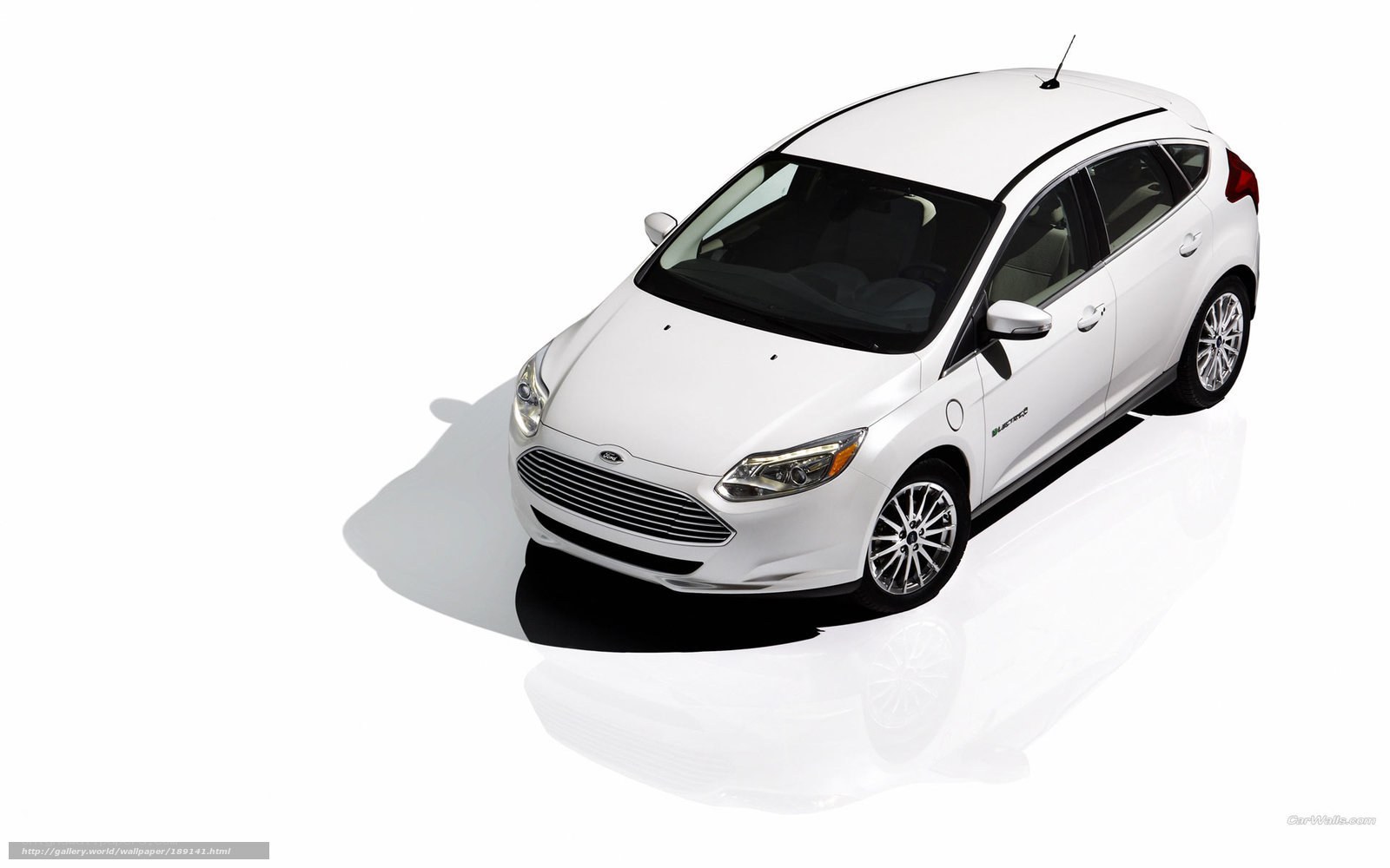white ford focus electric