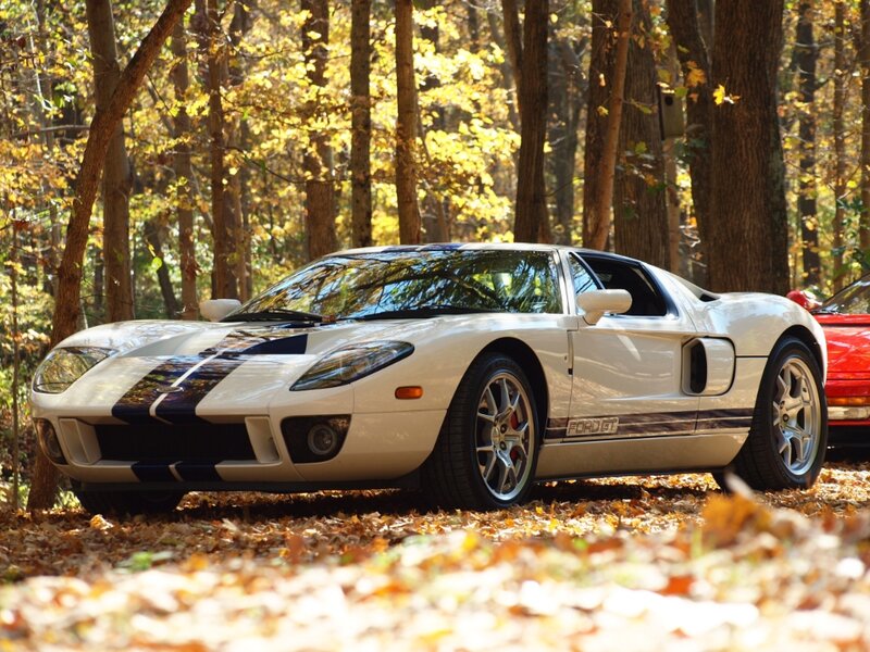 White Ford GT Car — Serene