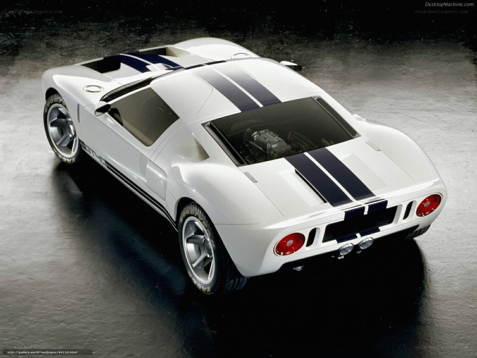White Ford GT Concept Car