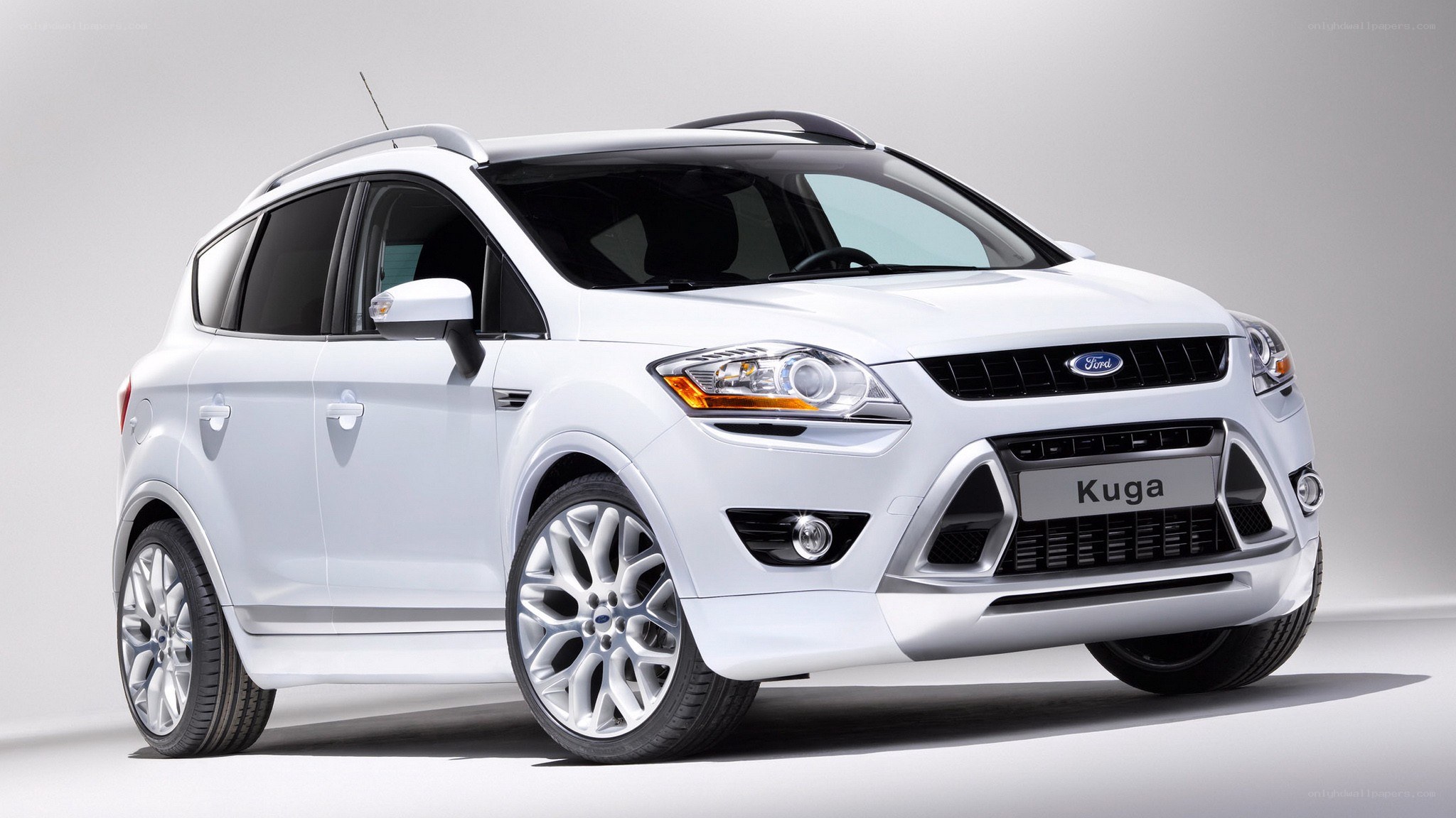 White Ford Kuga SUV
