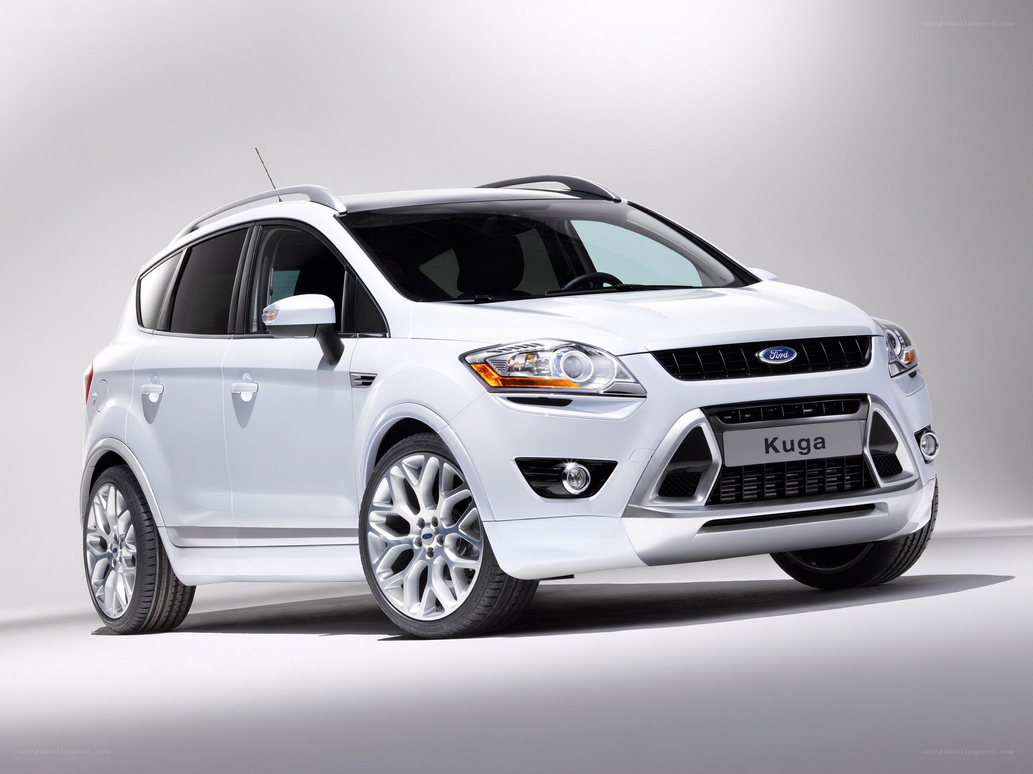 White Ford Kuga SUV