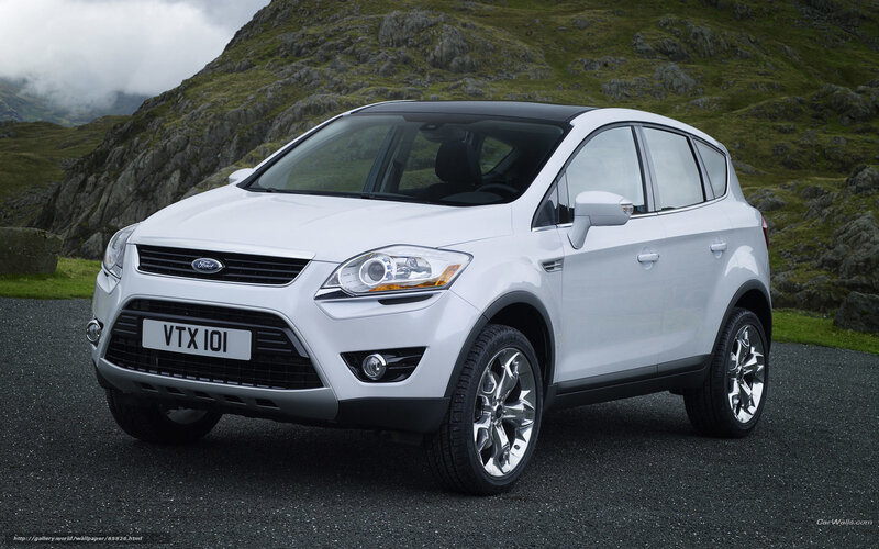 White Ford Kuga SUV