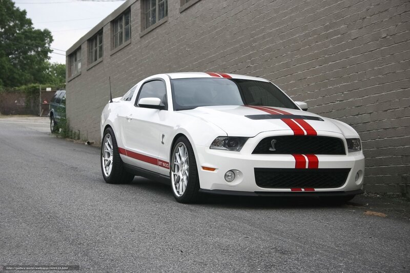 White Ford Mustang — Calm, Afternoon, Photograph
