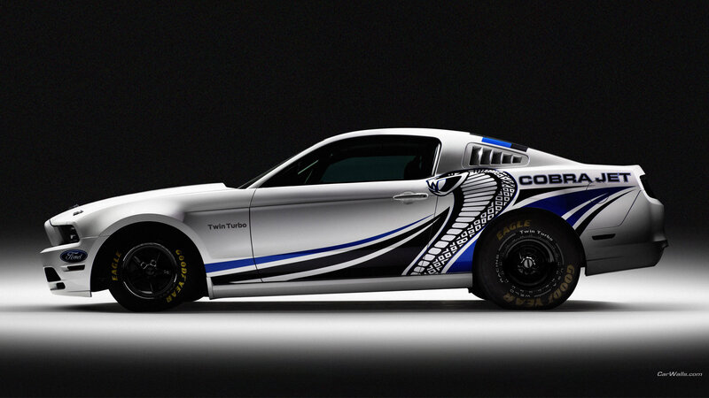 White Ford Mustang — Dramatic, Photograph, Car, Tires