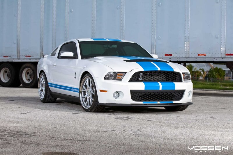 White Ford Mustang — Neutral, Afternoon