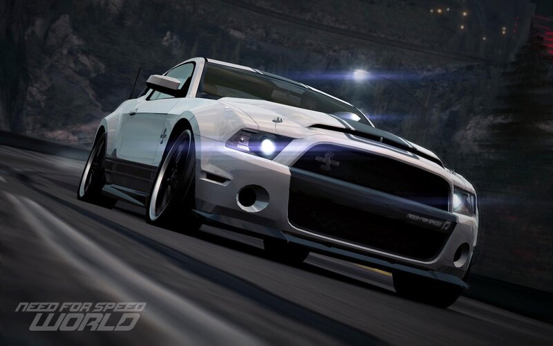 white ford shelby mustang