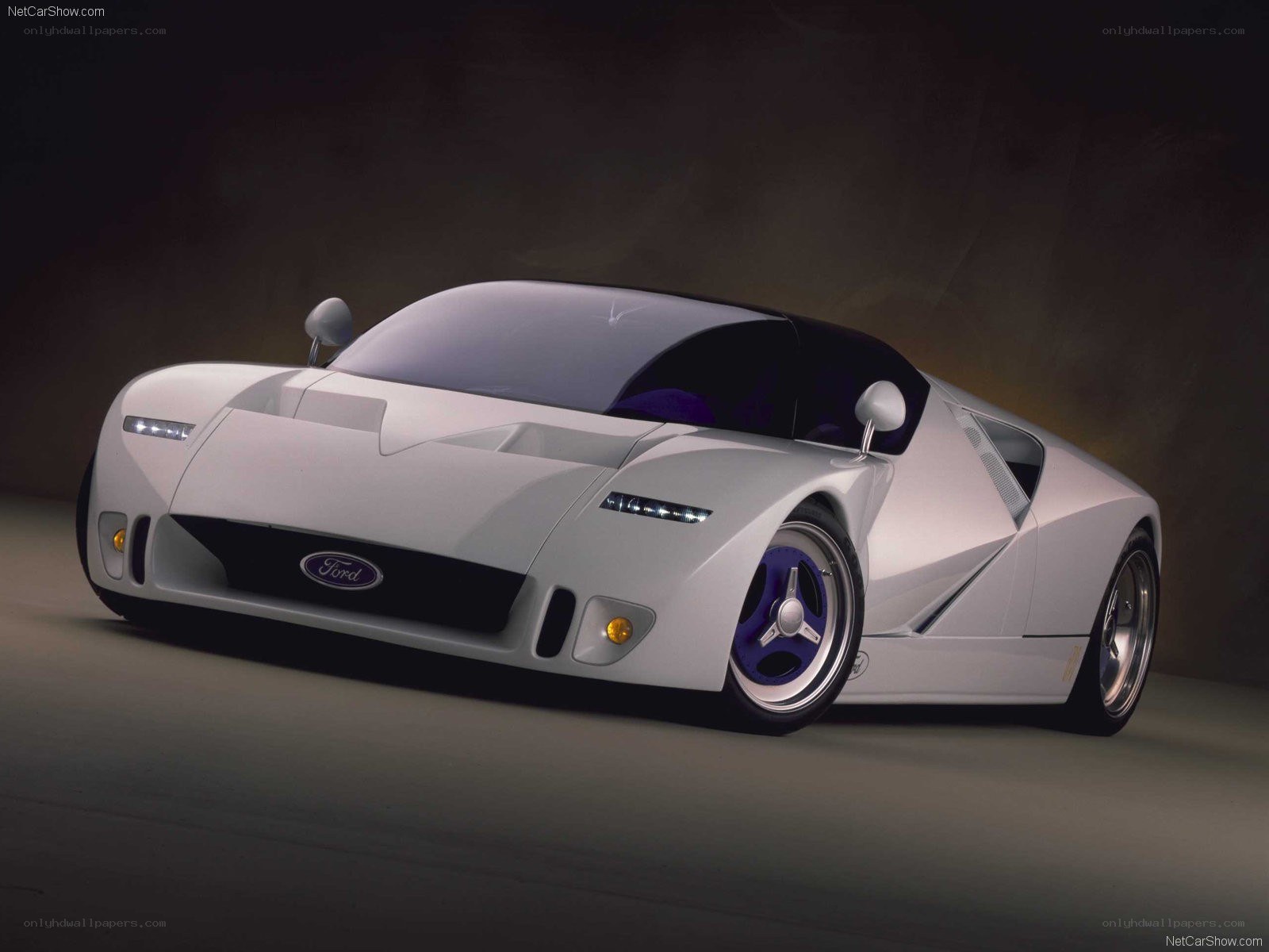 White Ford sports car concept