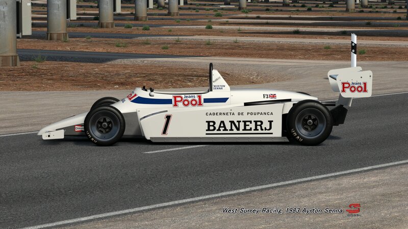White Formula One Car — Calm