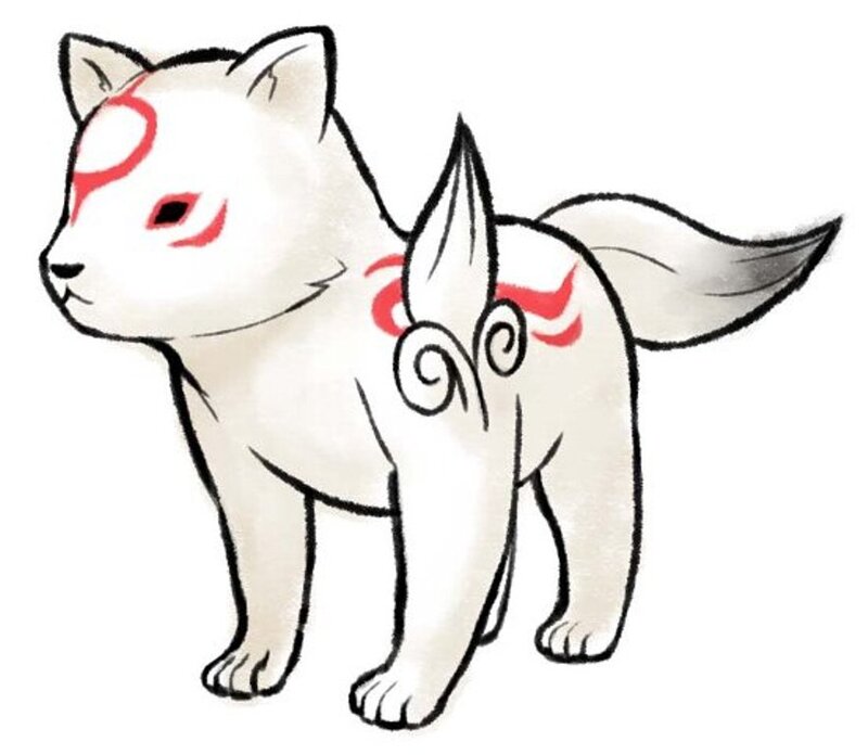 White Fox-like Creature — Calm