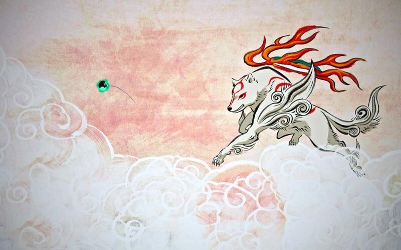 White Fox with Flames — Dramatic, Illustration